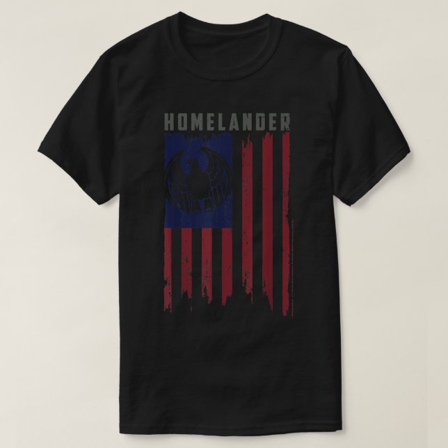 The Boys Homelander Flag Eagle Logo  T-Shirt (Design Front)