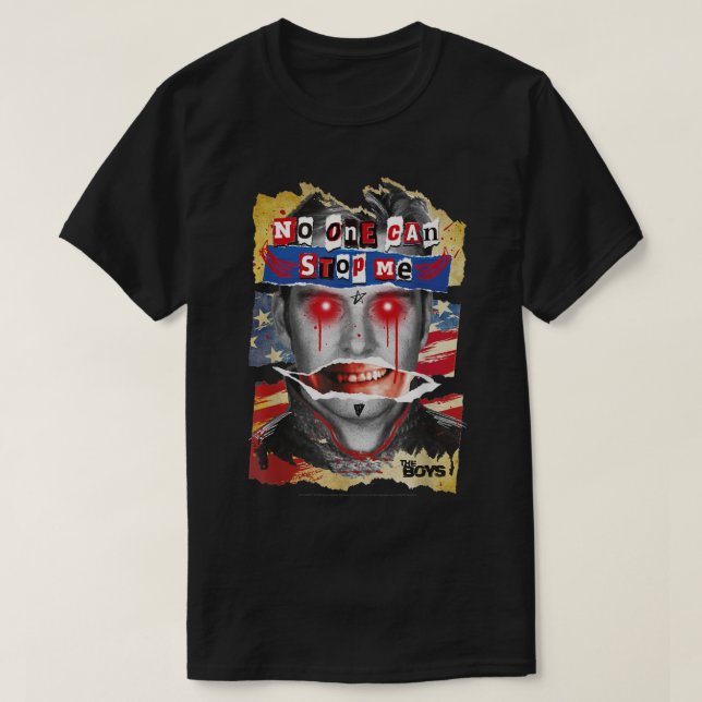 The Boys Homelander Magazine Collage Poster  T-Shirt (Design Front)