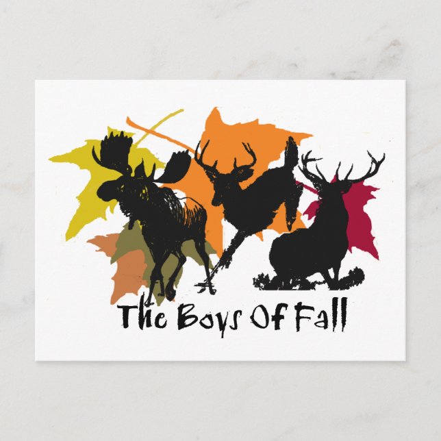 The Boys Of Fall Postcard (Front)