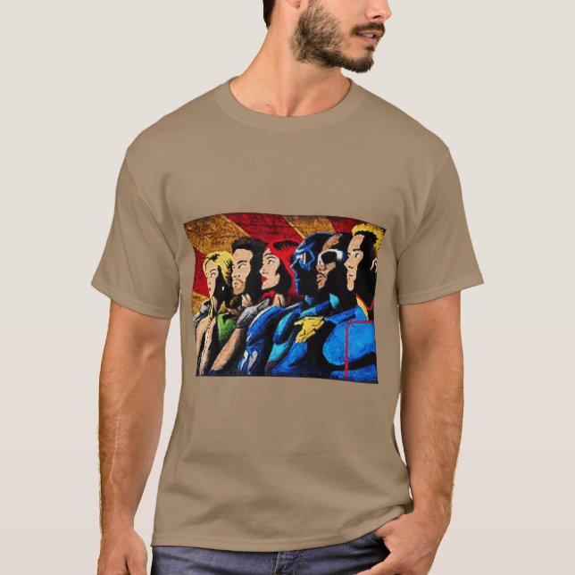 the boys tv show hero funny T-Shirt (Front)