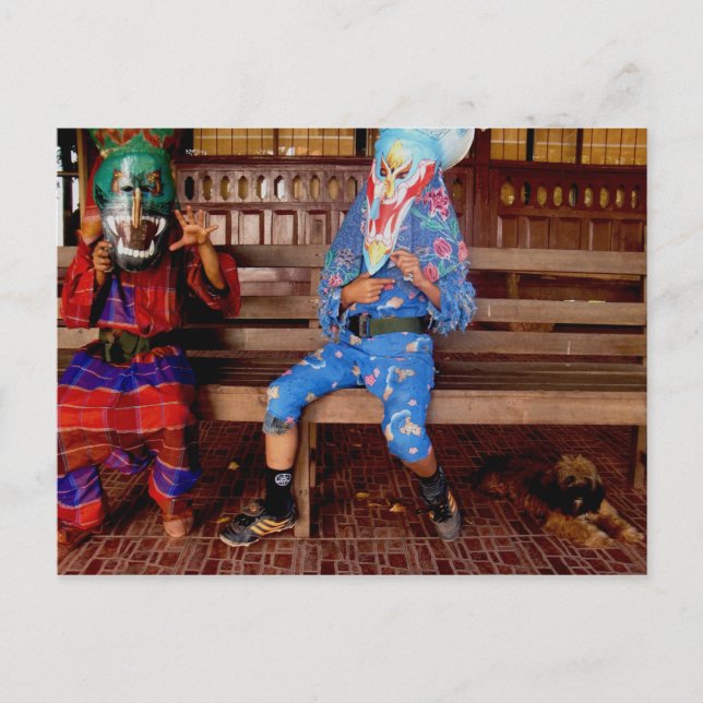 the BOYS who WISHES to be SCARY Postcard (Front)