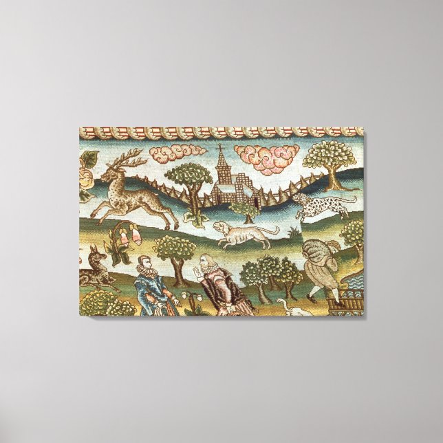 The Bradford Table Carpet Canvas Print (Front)