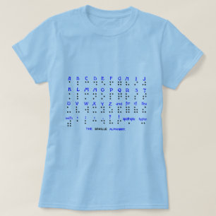 The Braille Alphabet. T-Shirt
