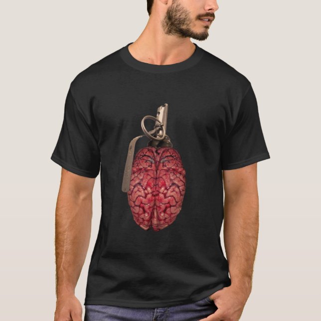 The Brain Grenade T-Shirt (Front)
