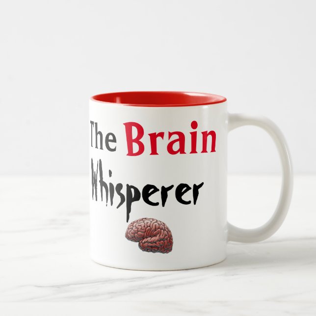 The Brain Whisperer Two-Tone Coffee Mug (Right)