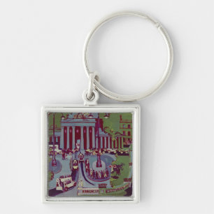 The Brandenburg Gate, Berlin, 1929 Keychain