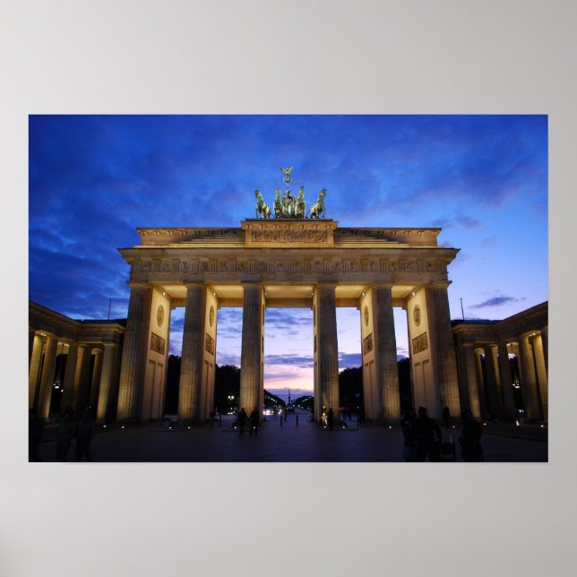 The Brandenburg Gate - Berlin, Germany Poster (Front)