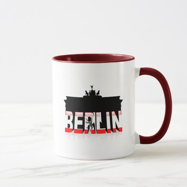 The Brandenburg Gate in Berlin Mug (Right)