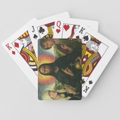 The Braque Family Triptych LtoR St John the Ba Poker Cards