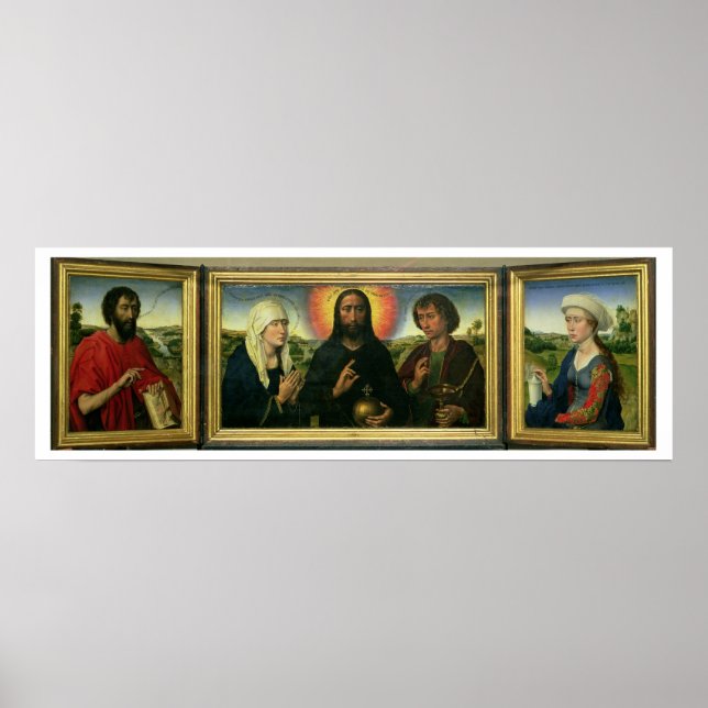 The Braque Family Triptych: (LtoR) St. John the Ba Poster (Front)
