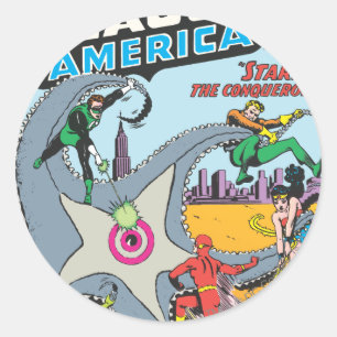 The Brave and The Bold Issue #28 - Mar Classic Round Sticker