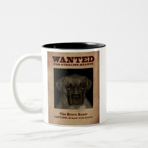 The Brave Boxer Two_Tone Coffee Mug