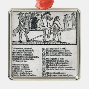 The Brave English Gypsy' Metal Ornament