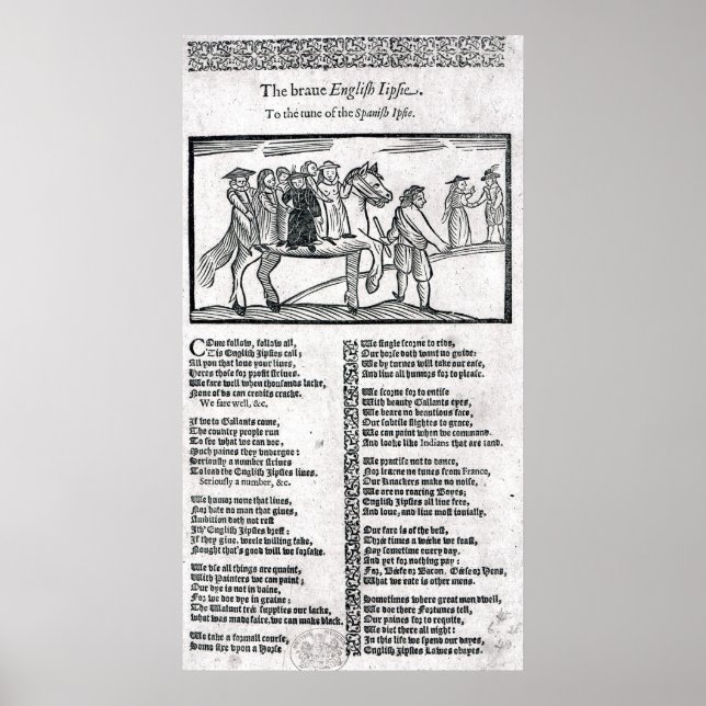 The Brave English Gypsy' Poster (Front)