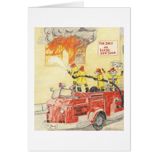 The Brave Fire Fighters Cards (Front)