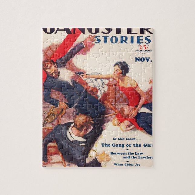 The Brave Moxy Gangster Girl Jigsaw Puzzle (Vertical)