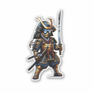 The Brave Samurai Warrior Sticker