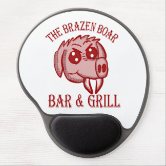 The Brazen Boar Bar and Grill Gel Mouse Pad