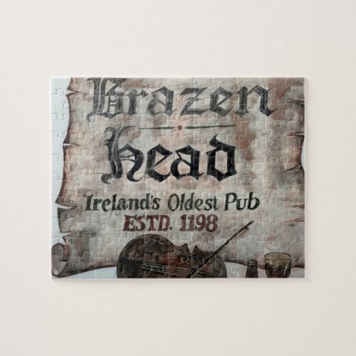 The Brazen Head pub Dublin Ireland Jigsaw Puzzle