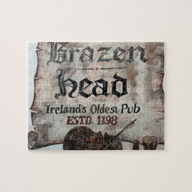 The Brazen Head pub, Dublin, Ireland Jigsaw Puzzle (Horizontal)