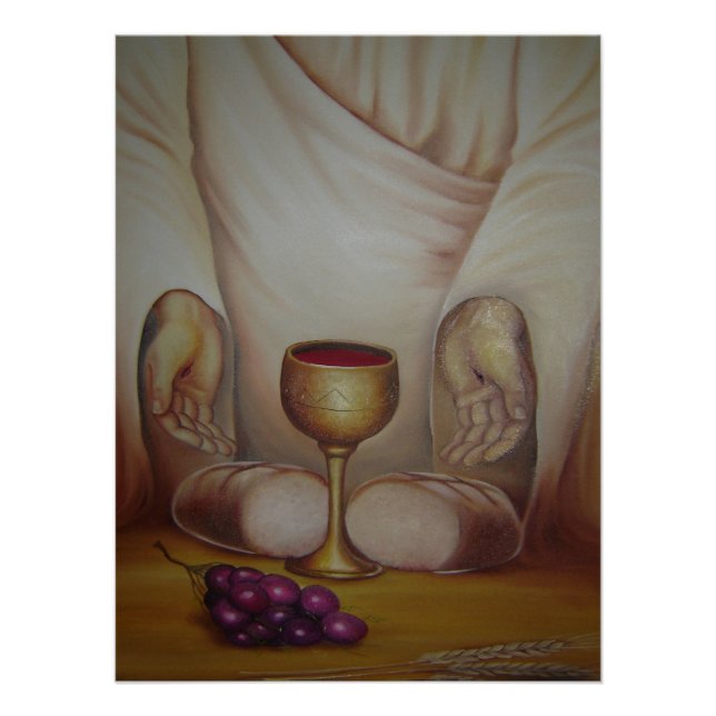 The Bread of Life: Holy Eucharist Poster (Front)