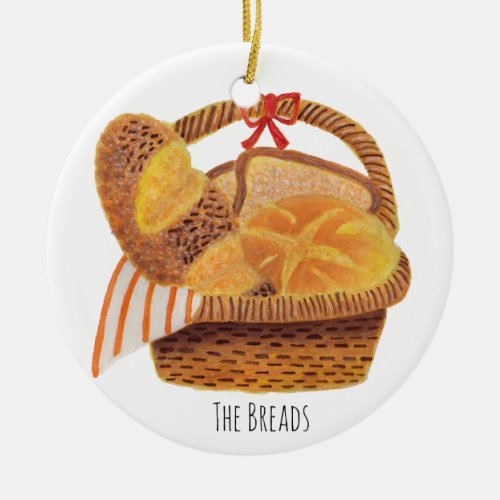 The Breads Ceramic Ornament