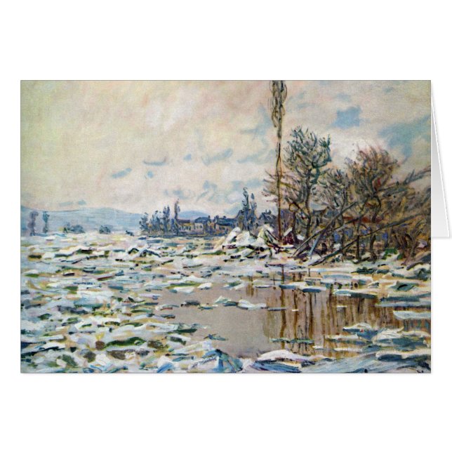 The Break Up of the Ice by Claude Monet Cards (Front Horizontal)