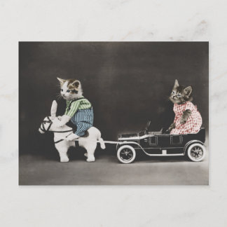 The Breakdown Kitty Postcard