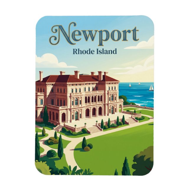 The Breakers Rhode Island Magnet (Vertical)