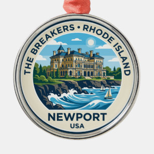 The Breakers USA Metal Ornament
