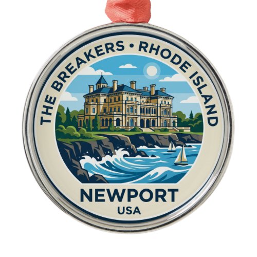 The Breakers USA Metal Ornament