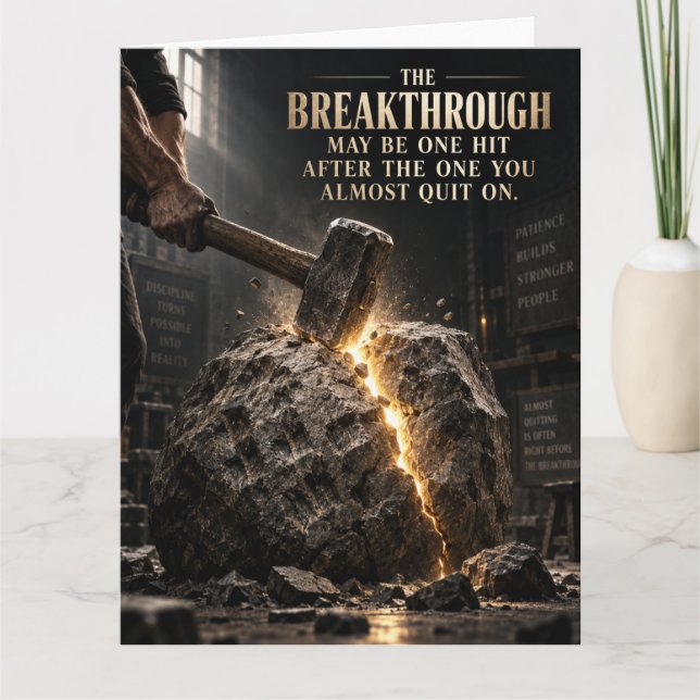 The Breakthrough Card (Front)