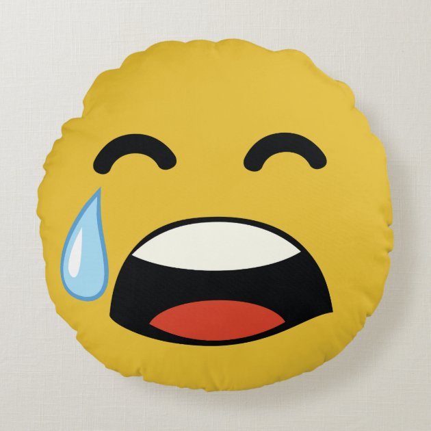 Crying emoji outlet pillow