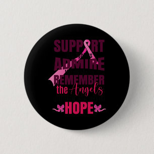 The Breast Cancer Fighters Breast Cancer Awareness Button