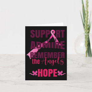 The Breast Cancer Fighters Breast Cancer Awareness Card