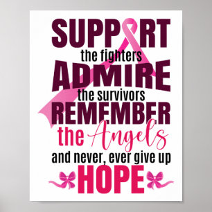 The Breast Cancer Fighters Breast Cancer Awareness Poster