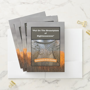 The Breastplate of Righteousness - Pocket Folder