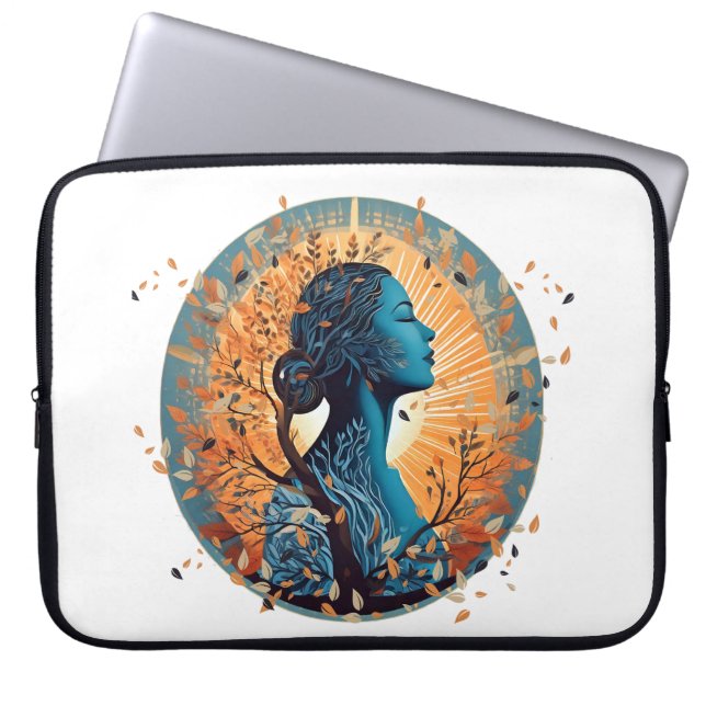 The Breath – The Essence of Life Laptop Sleeve (Front)