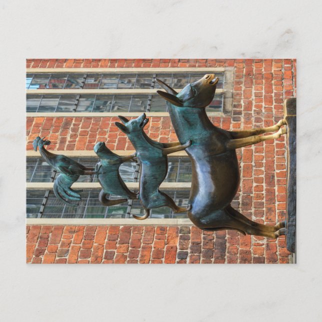 The Bremen City Musicians Postcard (Front)