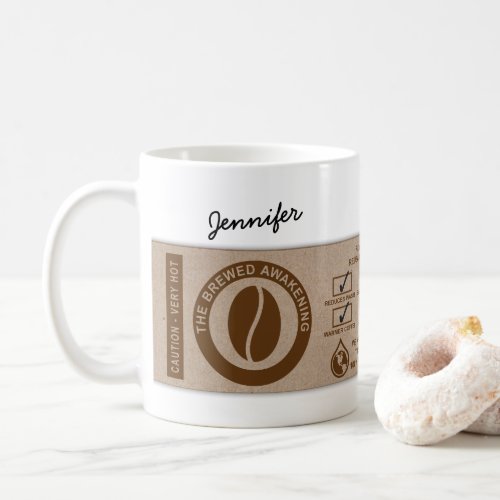 The Brewed Awakening Environment Personalized Coffee Mug