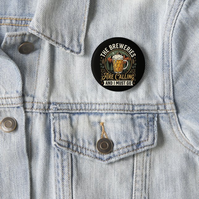 The Breweries are Calling and I Must Go Button (In Situ)
