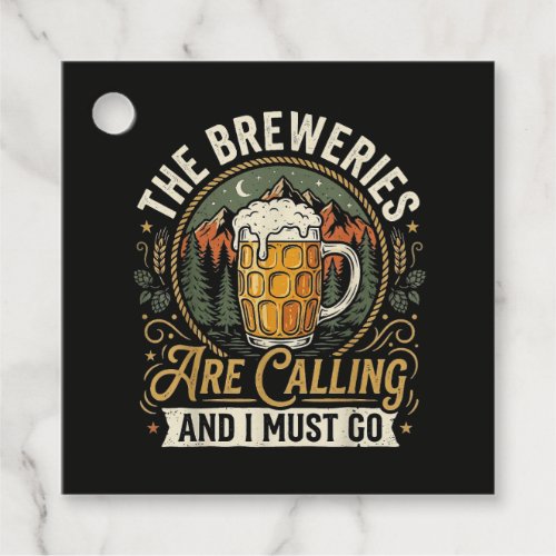 The Breweries are Calling and I Must Go Favor Tags