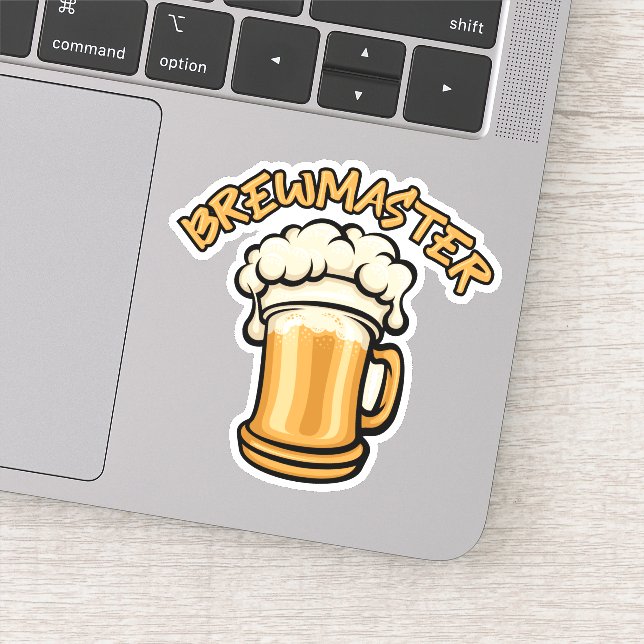 The Brewmaster Need a Beer Mug Sticker (Detail)