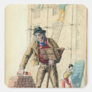The Bricklayer's Labourer Square Sticker