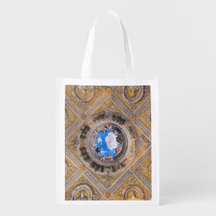 The Bridal Chamber, Ceiling by Andrea Mantegna Grocery Bag