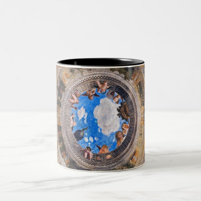 The Bridal Chamber, Ceiling by Andrea Mantegna  Two-Tone Coffee Mug (Center)