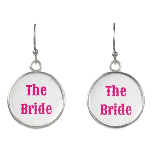 The Bride Bachelorette Party Earrings