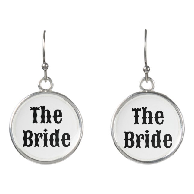  The Bride Bachelorette Party Earrings (Front)
