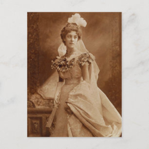 The Bride Beautiful Postcard