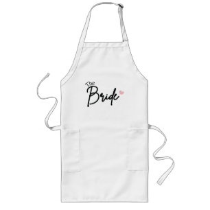 The Bride, Bridesmaid Party gift, Bachelorette Pa Long Apron